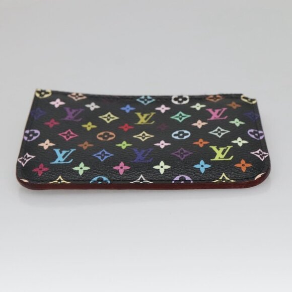 LOUIS VUITTON Monogram Pochette Cles NM Coin Purse Black M60279 Auth 131837 - Picture 6 of 16